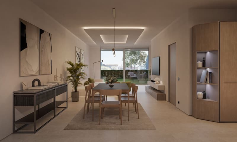 Villa mitoyenne moderne avec jardin privé, neuve (2)
