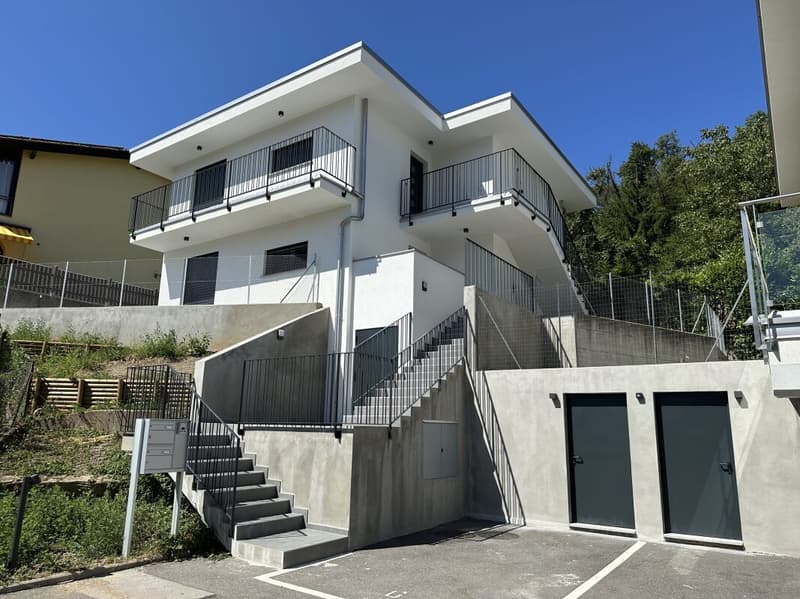 Nouvel et moderne appartement de 3.5 pièces avec jardin privé et terrasse à Mendrisio Arzo (1)