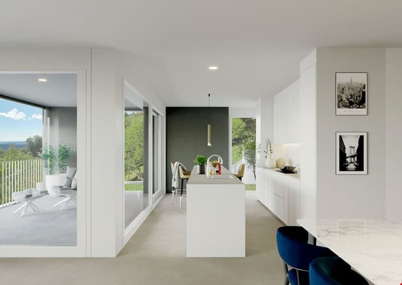 Nouvelles et élégantes unités d'habitation immergées dans le vert (6)