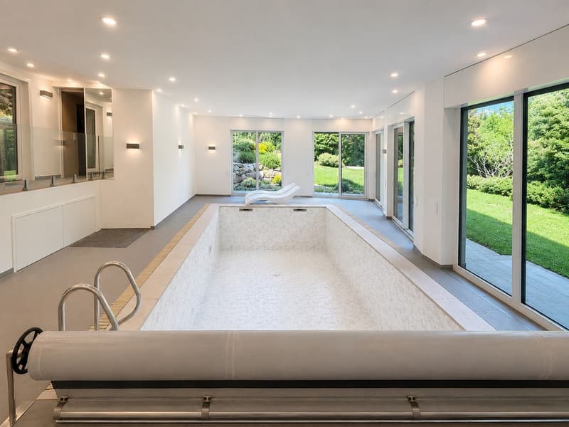 Ampia villa esclusiva ristrutturata, affacciata sul bosco con piscina interna (19)