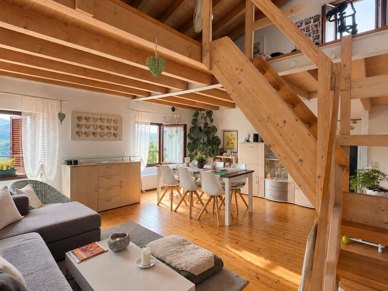 Graziosa casa bifamiliare affacciata sulle montagne (2)