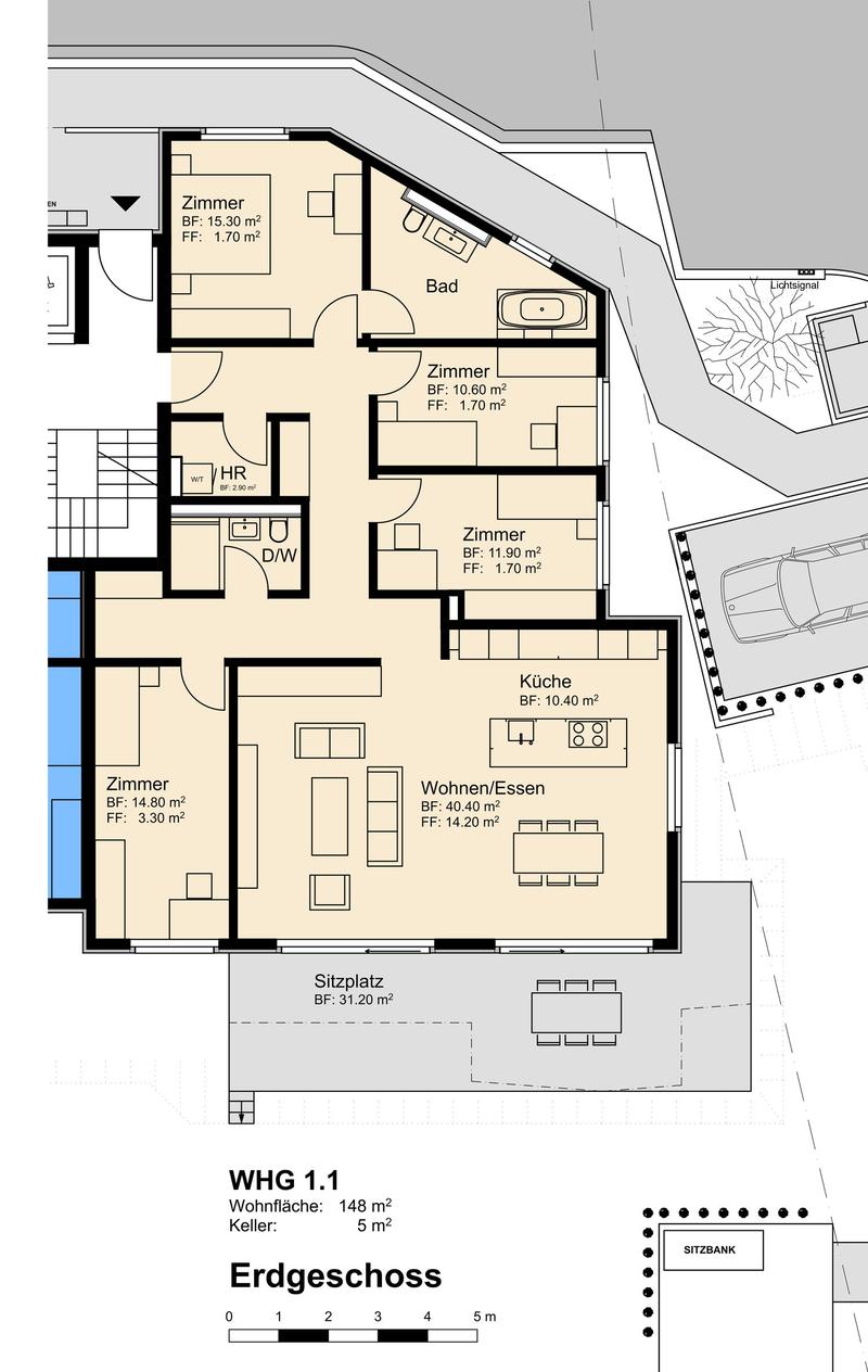 Appartamento di nuova costruzione di 5,5 locali al piano terra a Bülach (7)