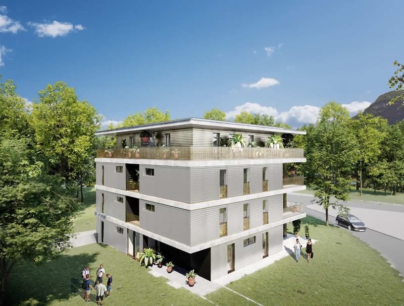 3.5-room apartments in a new residence. Finishes to the tenant's liking. (2)