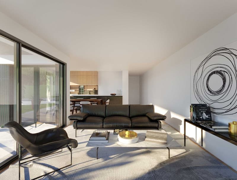 3.5-room apartments in a new residence. Finishes to the tenant's liking. (6)