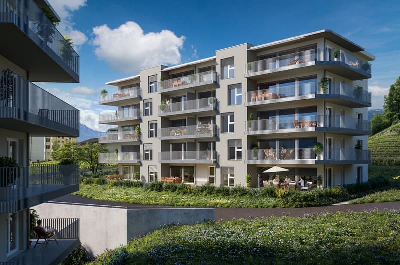 Appartements de 4.5 pièces dans une nouvelle résidence à Chamoson (9)
