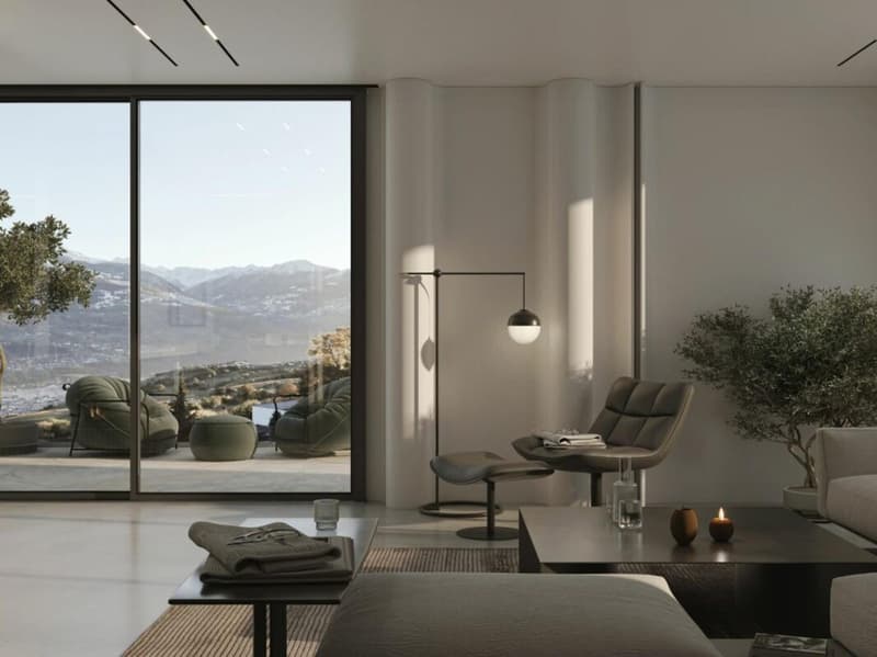 Superbe appartement-terrasse de 3,5 pièces / Résidence de standing à Savièse (12)