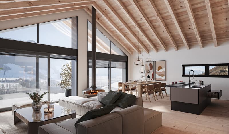 Chalets d'architecte de 4,5 pièces à Châtel-sur-Montsalvens (4)