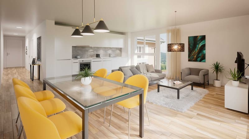 Appartements de 4,5 pièces situés dans une charmante résidence à Roche. (11)