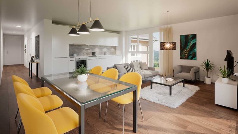 Appartements de 4,5 pièces situés dans une charmante résidence à Roche. (16)