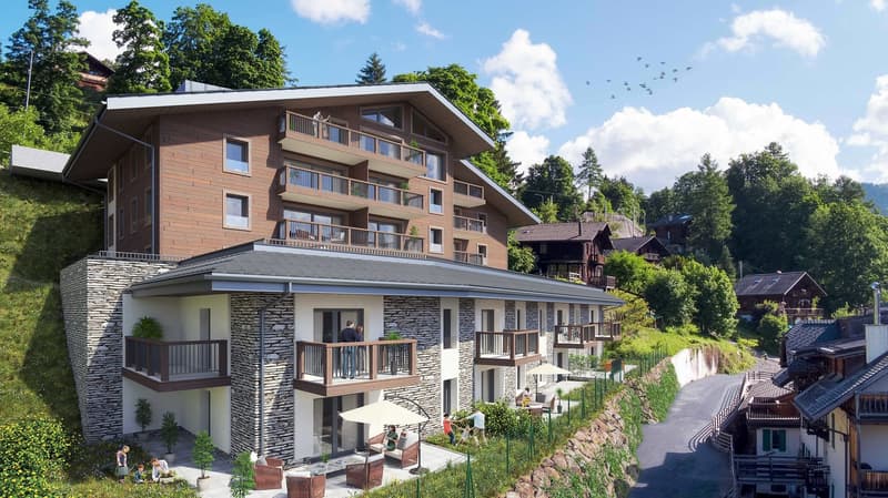 Appartements de 2,5 pièces dans une nouvelle résidence à Gryon. (3)