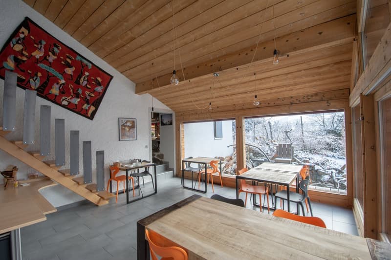 Grand chalet individuel  avec un appartement de 3.5 pièces attenant (10)