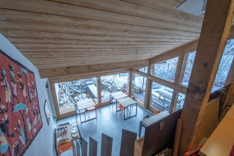 Grand chalet individuel  avec un appartement de 3.5 pièces attenant (7)