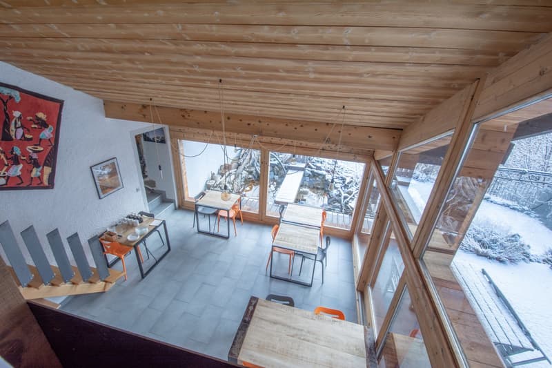Grand chalet individuel  avec un appartement de 3.5 pièces attenant (8)
