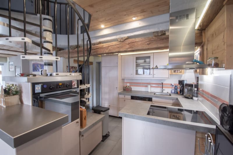 Grand chalet individuel  avec un appartement de 3.5 pièces attenant (21)