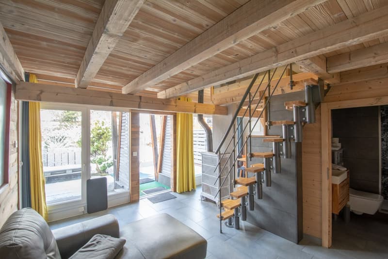 Grand chalet individuel  avec un appartement de 3.5 pièces attenant (29)