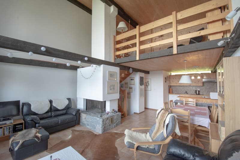 Chalet contigue de 5.5 pièces idéalement situé sur les pistes à Gryon (2)