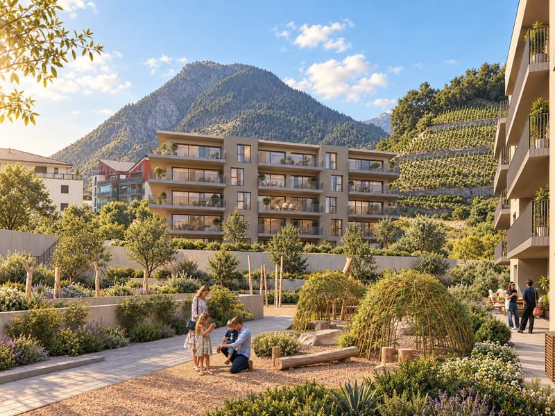 Appartements de 4.5 pièces dans une nouvelle résidence à Chamoson (5)
