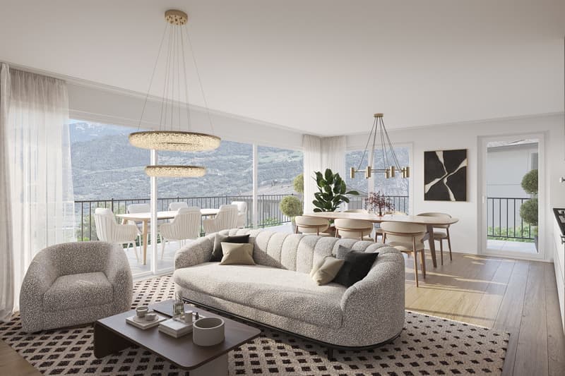 Appartements de 3.5 pièces dans une nouvelle résidence à Chamoson (11)