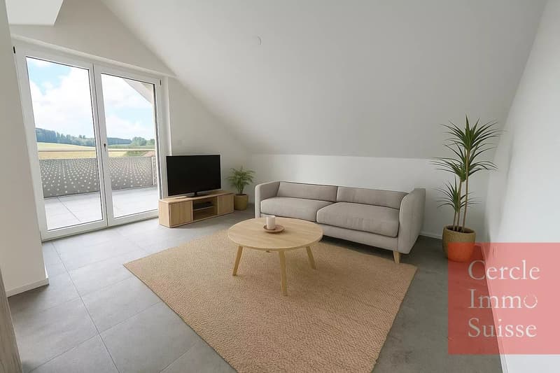 Attic apartment in Poliez-Pittet (6)