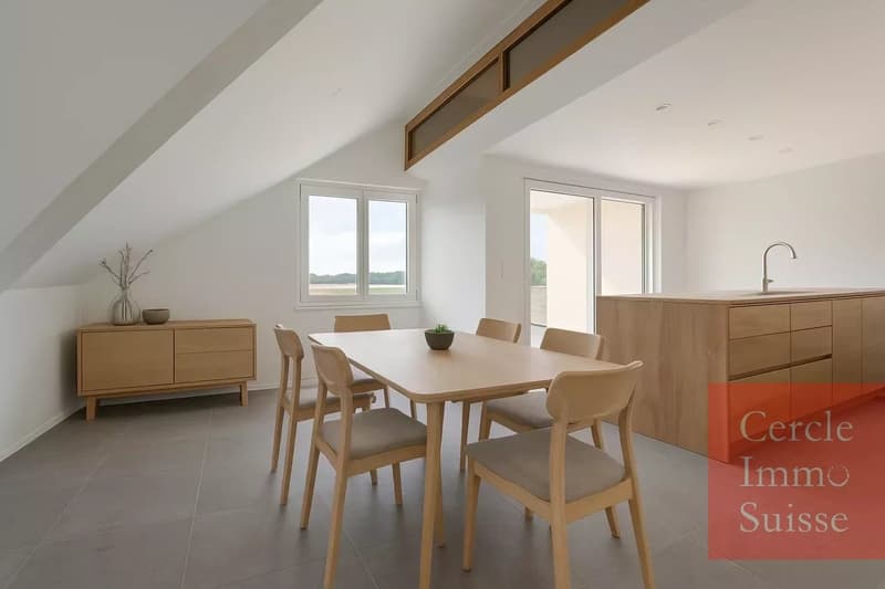 Attic apartment in Poliez-Pittet (5)