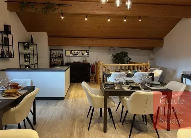 Rare opportunity – Business assets: Restaurant to take over (Sàrl) – CHF 100’000 (without walls) (1)