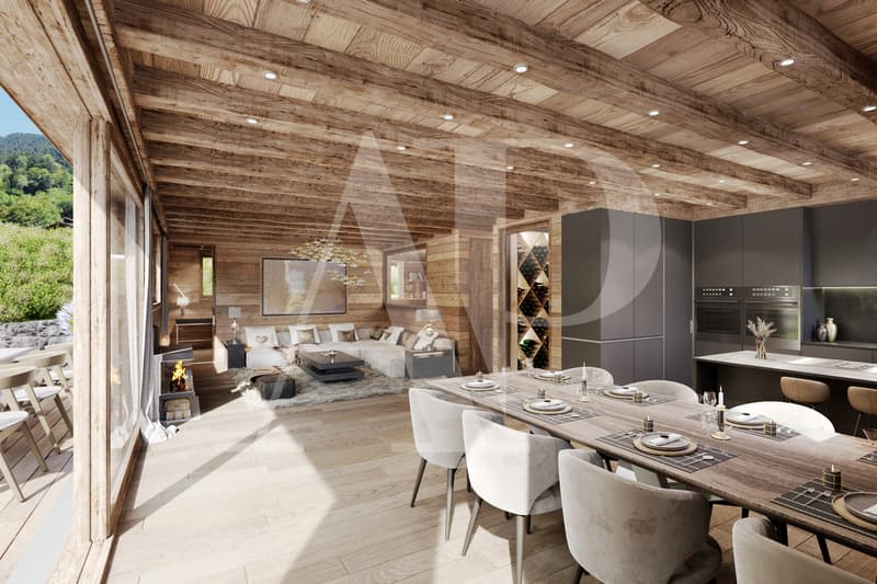 Magnificent new chalet on plan in the heart of Champéry (2)