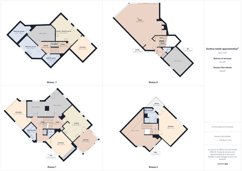 Maison familiale en demi-niveaux avec jardin arboré (8)