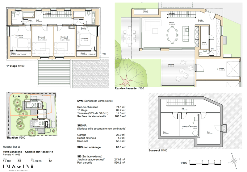 VILLA CONTEMPORANEA 5.5 LOCALI - VENDITA SU PROGETTO - PERMESSO DI COSTRUZIONE IN VIGORE (4)