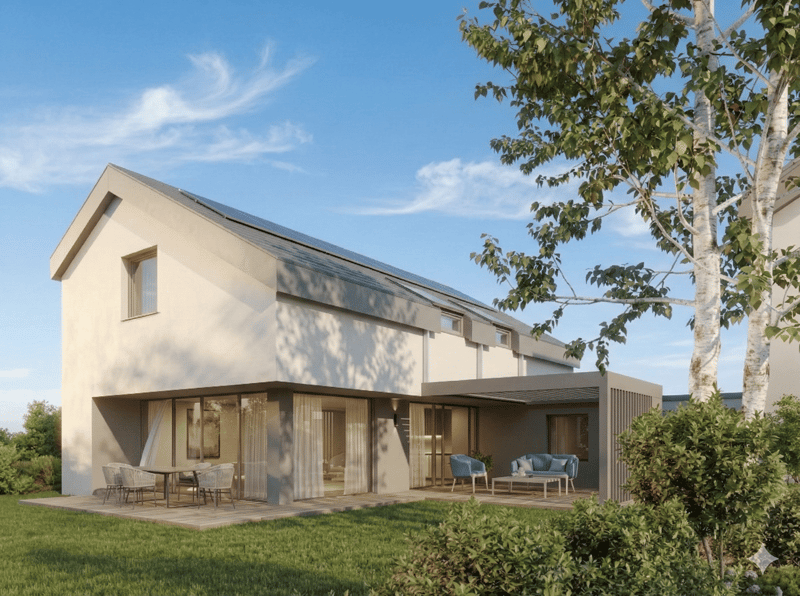 VILLA CONTEMPORANEA 5.5 LOCALI - VENDITA SU PROGETTO - PERMESSO DI COSTRUZIONE IN VIGORE (1)