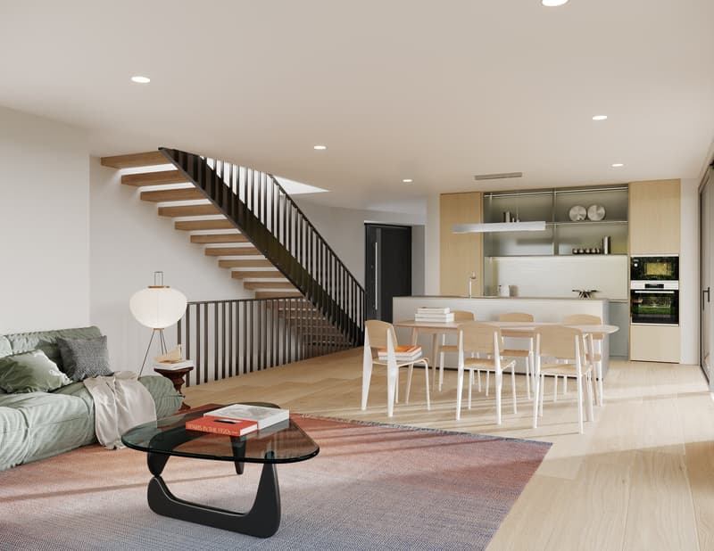 VILLA CONTEMPORANEA 5.5 LOCALI - VENDITA SU PROGETTO - PERMESSO DI COSTRUZIONE IN VIGORE (2)