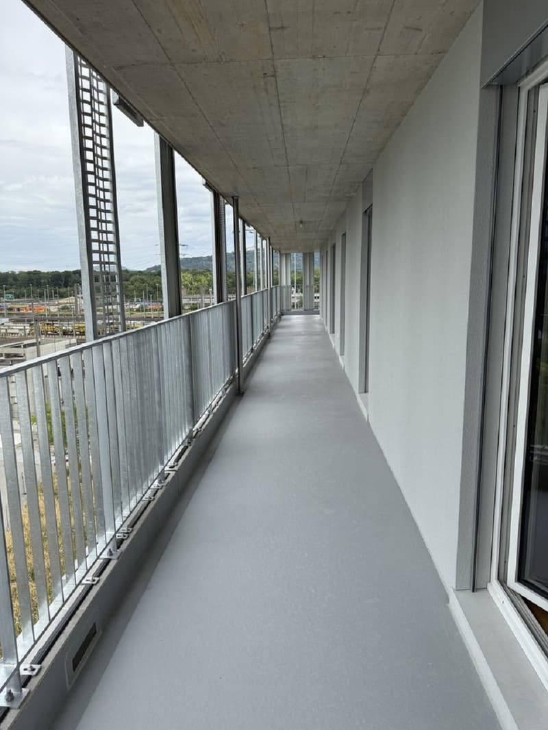 Appartement moderne 3 pièces avec balcon et belle vue à Muttenz (1)