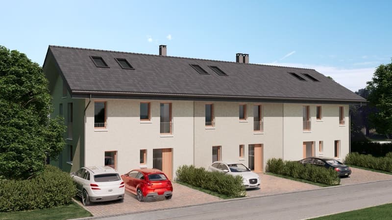 Maison mitoyenne neuve de 5.5 pièces à Marsens – Lot C - permis de construire en force! (2)