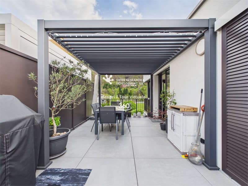 CONTEMPORANEO APPARTAMENTO DI 3,5 LOCALI CON AMPIA TERRAZZA E DOMOTICA (9)