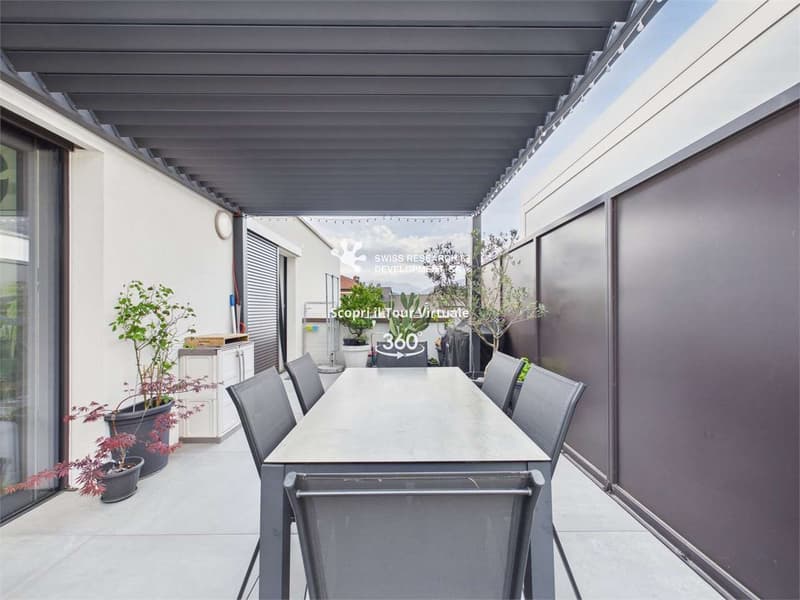 CONTEMPORANEO APPARTAMENTO DI 3,5 LOCALI CON AMPIA TERRAZZA E DOMOTICA (10)