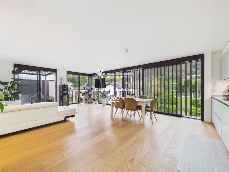 CONTEMPORANEO APPARTAMENTO DI 3,5 LOCALI CON AMPIA TERRAZZA E DOMOTICA (1)