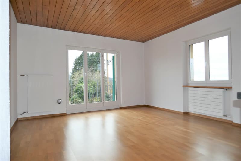 Incantevole appartamento maisonette di 4 locali con balcone e vista lago a Ligerz (5)