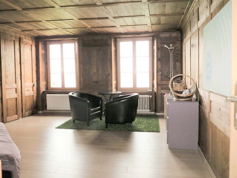 Charmante  3 ½  Zimmer Altbauwohnung mit Seeblick und privater grosser Terrasse in Ligerz (5)