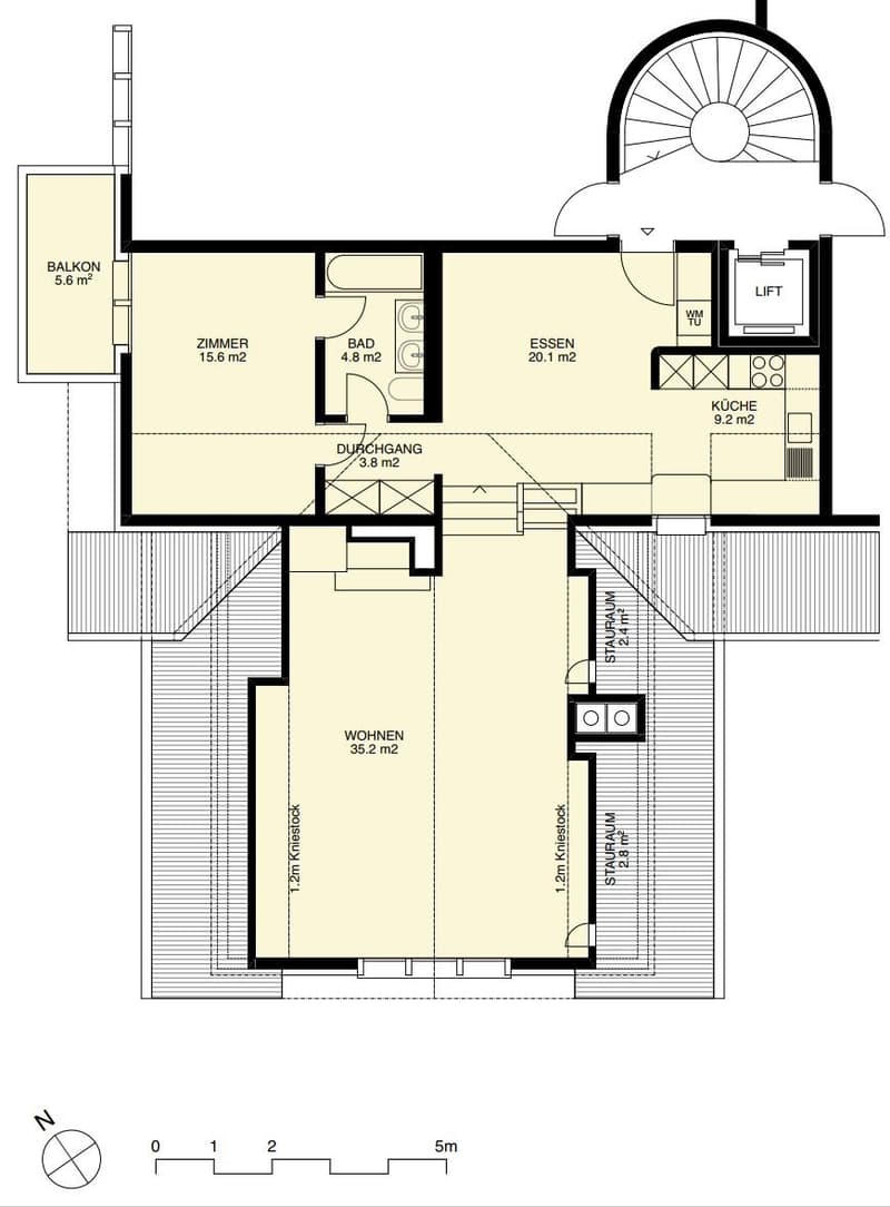 Dachwohnung im Riegelhaus "Nötzligut" - ausgestattet mit der Haustechnik von heute. (11)