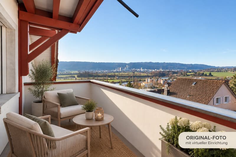 Dachwohnung mit Ausblick - zentrumsnah in Oetwil an der Limmat (11)