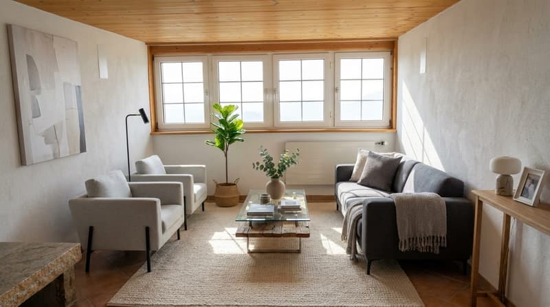 Über 5'264 m² Grundstück mit Weitsicht und Mieterträgen. (1)