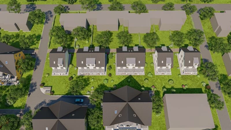Casa a schiera di nuova costruzione 6.5 locali con giardino a Saland (5)