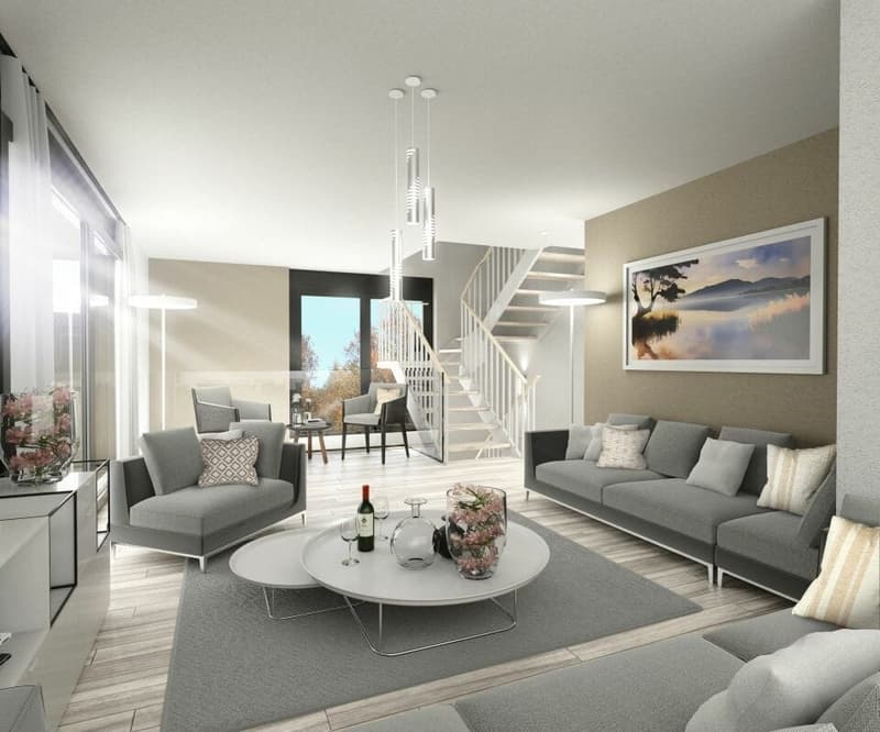 Nuova casa a schiera 5.5 locali con giardino a Grüningen in vendita (1)