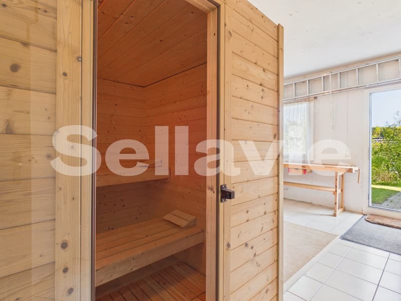 MADETSWIL: Wolkenkino inklusive - Gartenparadies, Wintergarten & Sauna (12)