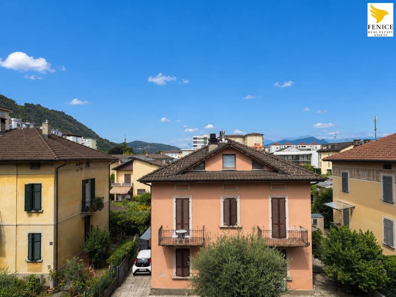 Vista fronte dal balcone