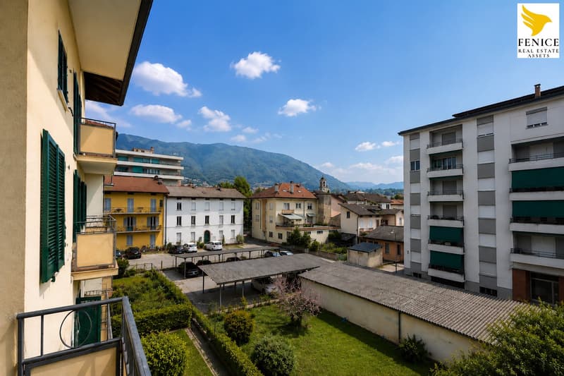 Vista retro dal balcone