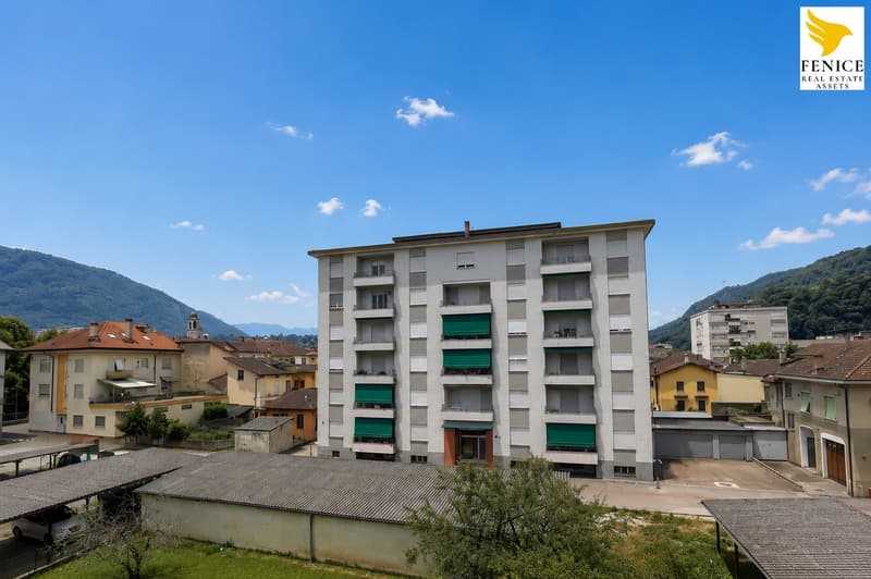 Vista retro dal balcone