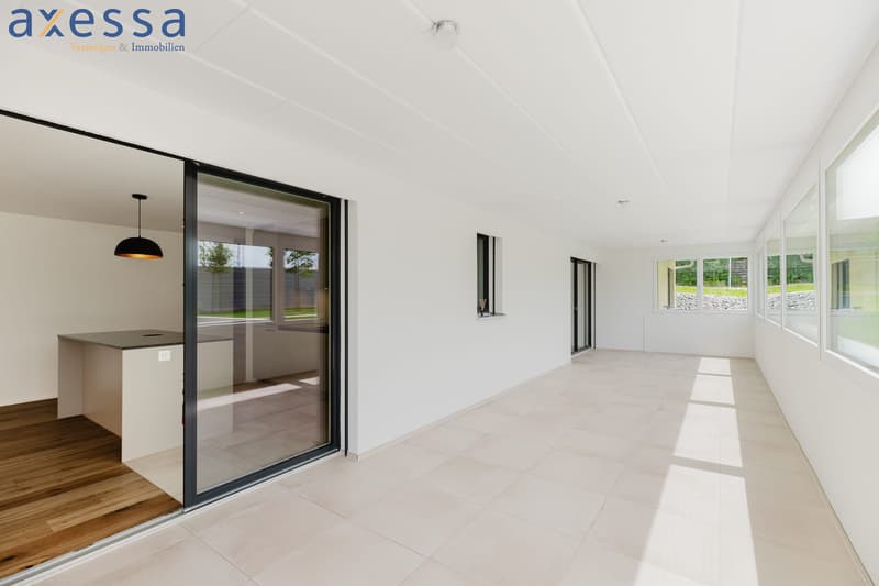 4.5-Zimmer-Gartenwohnung mit Wintergarten und grossem Gartenbereich in Obfelden (5)