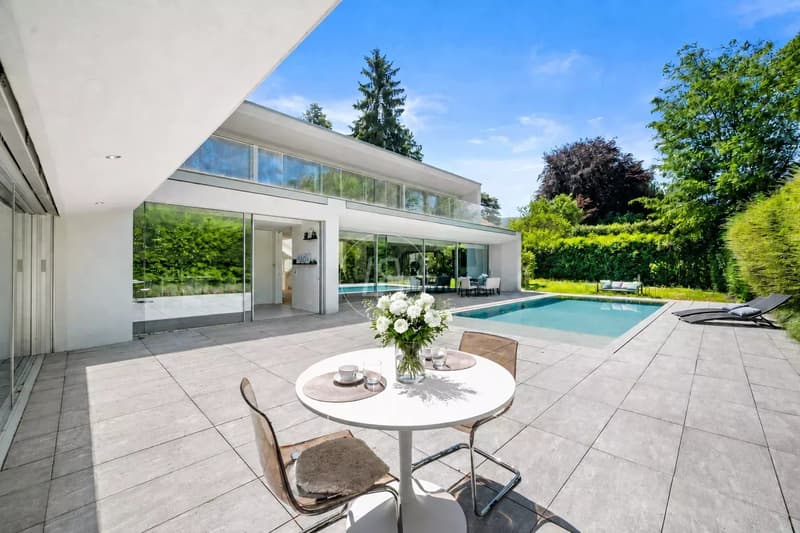 Villa contemporanea eccezionale nel cuore di Chêne-Bougeries (13)