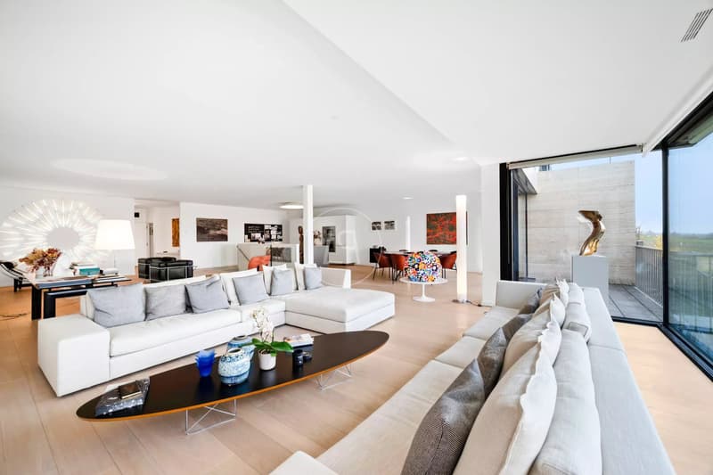Superbe duplex de 328 m2 avec jardins et vue sur le lac au cœur de Corsier (2)