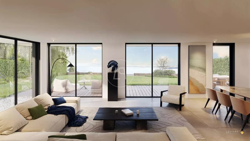 Terra e progetto per una villa eccezionale sul lungolago (2)